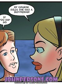 Lovely blonde fucked deep in the night for porno comics