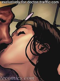 Ride girl! To the marshall's office before they realize what happened on black cartoon porn