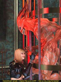 Witch got a blazing demon dick rammed inside of her