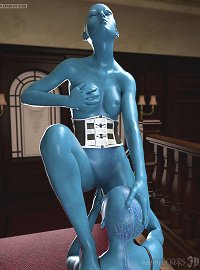 X-Women. Bisexual mutant ladies please each others pussies