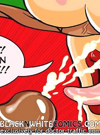 Now let's see on this xxx comic sex if this big black cock will fit in my tight pink pussy